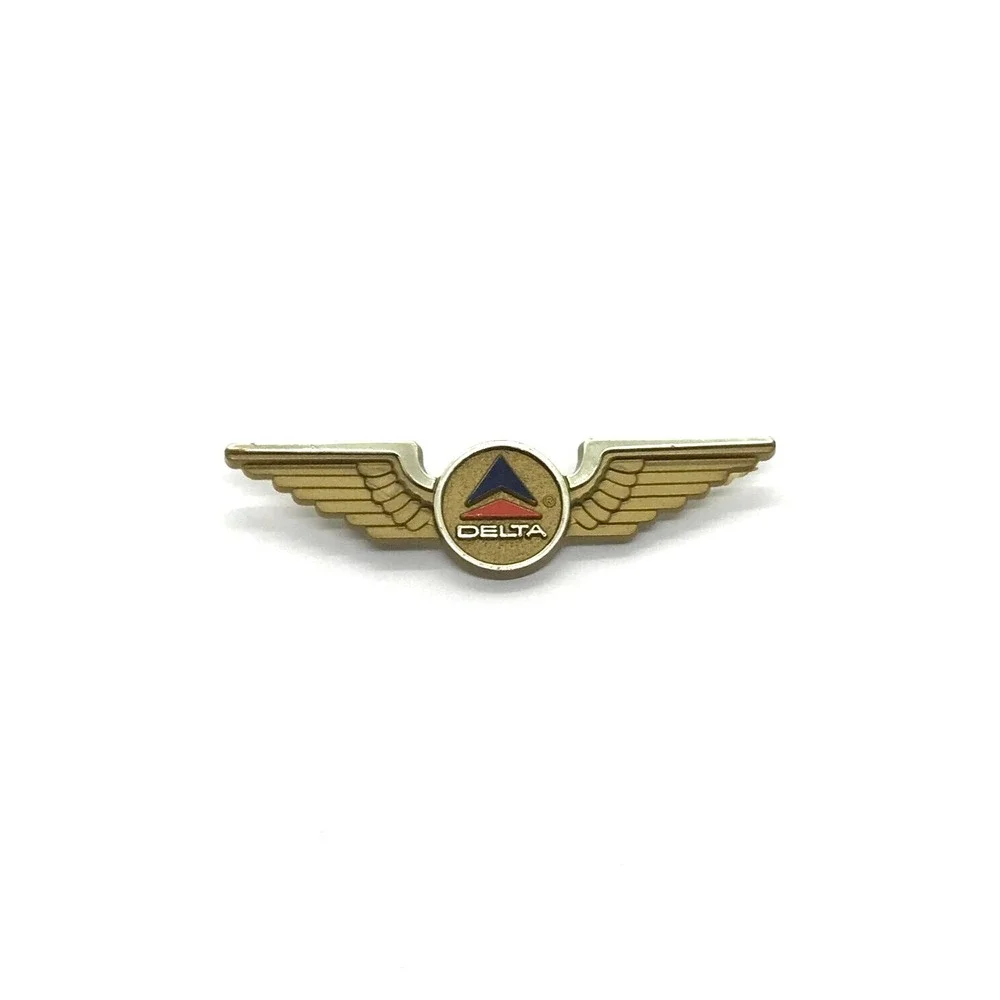 Vintage Delta Airline Wing Pin 90's Plastic